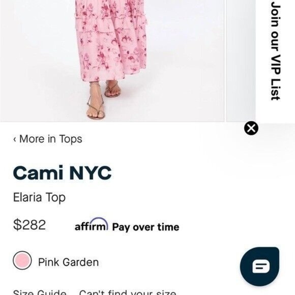 CAMI NYC Liu Skirt in Pink Garden & Elaria Top In Pink Set NWT Size XS - Picture 13 of 13
